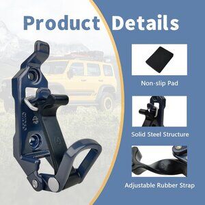 Shovel Mount for Roof Rack Overland Gear Rotopax Mount Shovel Holder for (1PC)